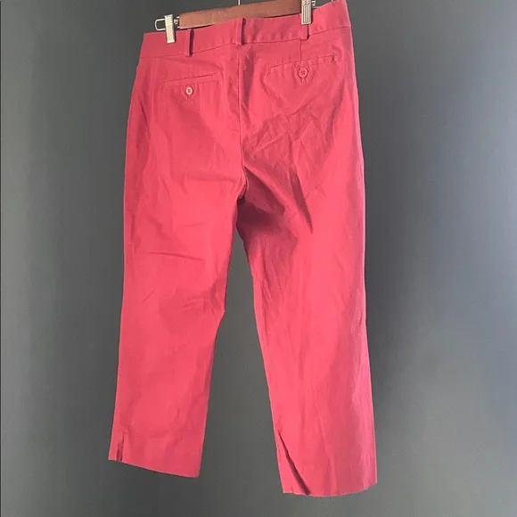 Talbots Raspberry Cropped Pants - Picture 2 of 3